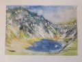 Картина: "Планинското езеро" акварел 