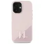 iPhone 16 (6.1) Оригинален кейс Karl Lagerfeld Silicone Shadow Metal Initial MagSafe и Протектор, снимка 3
