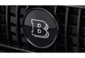 Стъклена емблема BRABUS (B) лого Mercedes W205 W204 W213 W253 18.5 cm, снимка 1