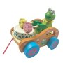 Дървена жаба с кола , снимка 1 - Образователни игри - 40291167