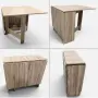 Разгъваема маса, Бюро или Етажерка/ Шкаф, 3 в 1, 149см, снимка 4