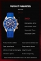 Мъжки часовник LIGE Sport силиконов .Кварцови, водоустойчив, син,зелен, снимка 5
