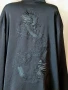 Silk 5XL Азиатско яке / риза / с бродиран дракон , снимка 5