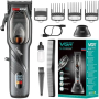 Нов Професионален VGR Комплект машинка за коса с Аксесоари за мъже, снимка 1 - Машинки за подстригване - 44518007