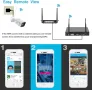 REIGY 5MP WIFI комплект камери с 8-канален NVR и 2TB твърд диск, снимка 6