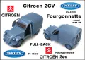 Welly 43769 Citroen 2CV Fourgonnette - Мащаб 1:34-39, снимка 1
