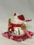 Порцеланова касичка Maneki Neko - котката на късмета (Jade Temple) – 14 см, снимка 6