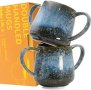 Нов Комплект керамични чаши за кафе чай напитки 400 мл за възрастни, снимка 1