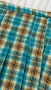 Plaid Pleated Mini Skirt , снимка 2