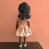 Стара кукла негърка афро Германия винтидж 40 см, снимка 5 - Колекции - 44925353