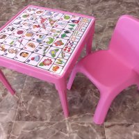 Комплект детска маса и столче, снимка 2 - Други - 33908757