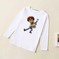Детски памучни блузи с дълъг ръкав и печат по избор, снимка 9 - Детски Блузи и туники - 35679762