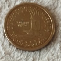 Американски долар монета от 2000 г.в обръщение , снимка 2 - Нумизматика и бонистика - 41543203