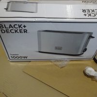 Тостер Black & Decker BXTO1001E, 1000W, 7 нива на изпичане, Бял, снимка 3 - Тостери - 39285859
