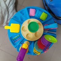 Маса за игра с пластелин и подарък, снимка 5 - Пластелини, моделини и пясъци - 39440715