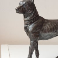 WMF-Посребрена фигура на куче 1910-1925 год., снимка 5 - Антикварни и старинни предмети - 41611128
