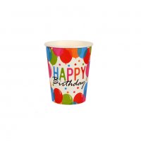 Парти чашки "Happy Birthday" /10 броя в опаковка/, снимка 6 - Декорация за дома - 34669946
