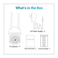 Външна безжична IP камера ESCAM PVR007, FHD, 1080P, H.265, 3MP, WIFI, Водоустойчива, снимка 14 - Камери - 40490419