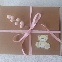 Уникален подарък за бебе, Луксозен коплект за изписване, подарък за погача, Свето Кръщение, снимка 18 - Комплекти за бебе - 40589075
