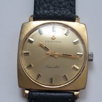 Мъжки позлатен часовник Certina New Art, снимка 7 - Антикварни и старинни предмети - 40718232