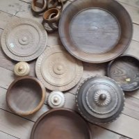 Ръчно правени дървени чинии и купи, снимка 4 - Декорация за дома - 40100108
