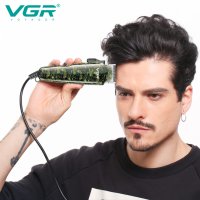 VGR V-126 Камуфлажна Професионална жична машинка за подстригване и тример за мъже , снимка 5 - Машинки за подстригване - 42291993