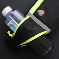Олекотена чанта за кръста - трекинг, маратон, бягане - черен цвят, снимка 12 - Чанти - 36021330