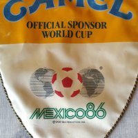 Знаме Camel  Mexico 86 футбол , снимка 3 - Колекции - 41723122