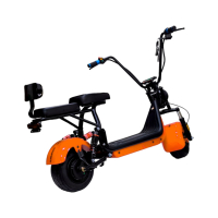 Електрически скутер mini Harley с двойна седалка 1200W - Orange, снимка 4 - Мотоциклети и мототехника - 44651400