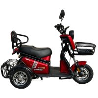 Двуместна електрическа триколка PUDDING 1800W | Червена Перла, снимка 4 - Мотоциклети и мототехника - 44478415