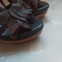 Сандали дърво и кожа MAX&Co, снимка 11 - Дамски елегантни обувки - 34122373