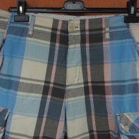 AUTHENTIC нови мъжки карирани къси панталони шорти (М) W34, снимка 2 - Къси панталони - 40523568
