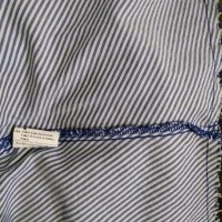 Риза-туника SISLEY в бяло-синьо райе,L/XL, снимка 4 - Туники - 40871449
