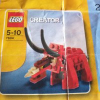  Lego Creator Bagged Set #7604 Triceratops Dinosaur , снимка 3 - Конструктори - 39635325