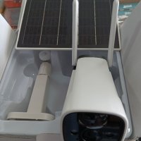 Соларна безжична водоустойчива камера WI FI 5MP iCSee LED осветяване, снимка 2 - IP камери - 41118644