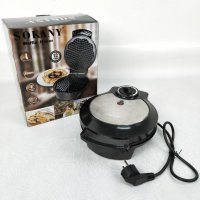 Уред за приготвяне на гофрети / ГОФРЕТНИК SOKANY WAFFLES MAKER, снимка 11 - Гофретници - 35667125