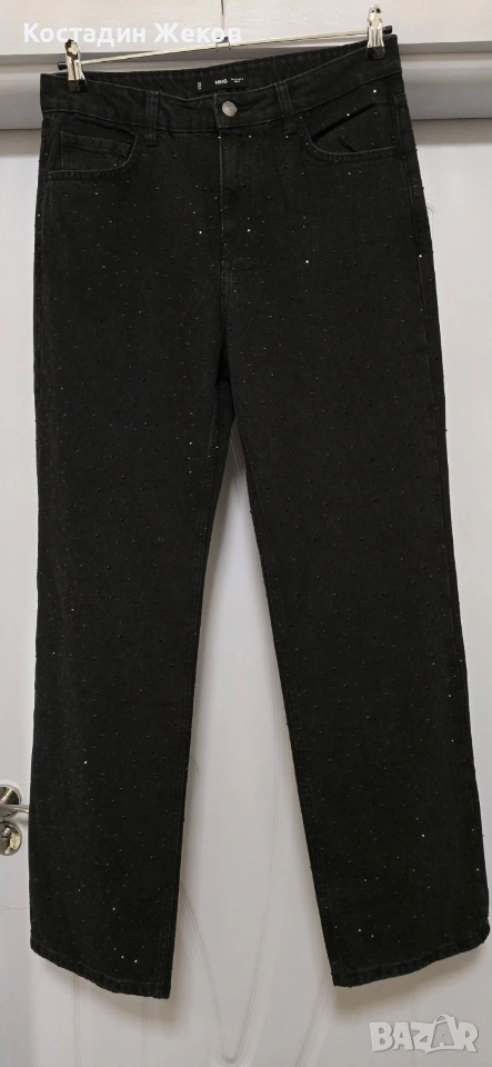  Нови. Дамски оригинални дънки със камъчета. Mango , снимка 1