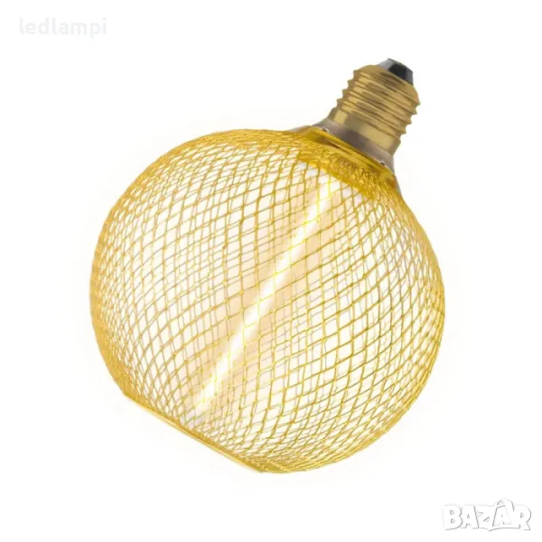 LED лампа 3.5W DECOR STR GL125 Gold E27 1800K Ledvance - Димиране, снимка 1