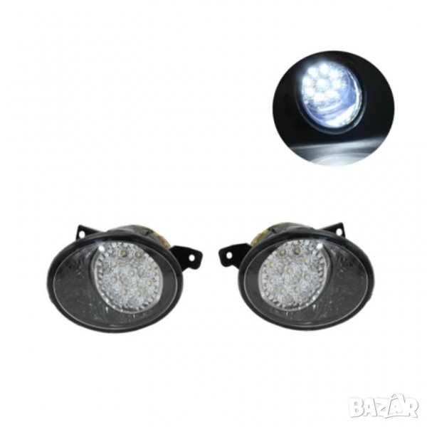 Комплект LED халогени фарове за мъгла за VW Transporter T5 Facelift / Caravelle 2010+ - (ляв + десен, снимка 1