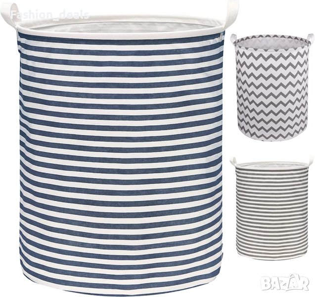 Нов Кош за пране дрехи Сгъваема кошница с дръжка за съхранение , снимка 1