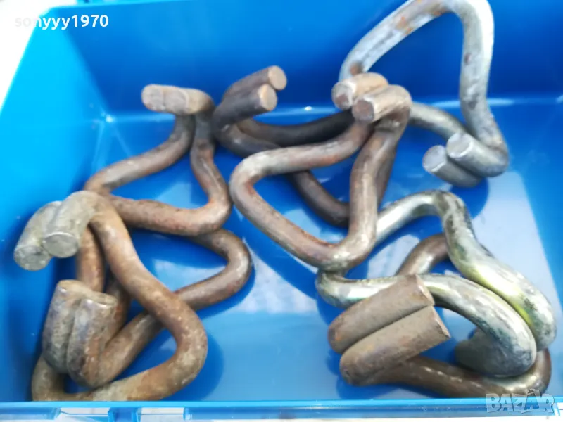 КУКИ ЯКИ МЕТАЛНИ КУКИ 10БР ЗА 65ЛВ 1301250835, снимка 1