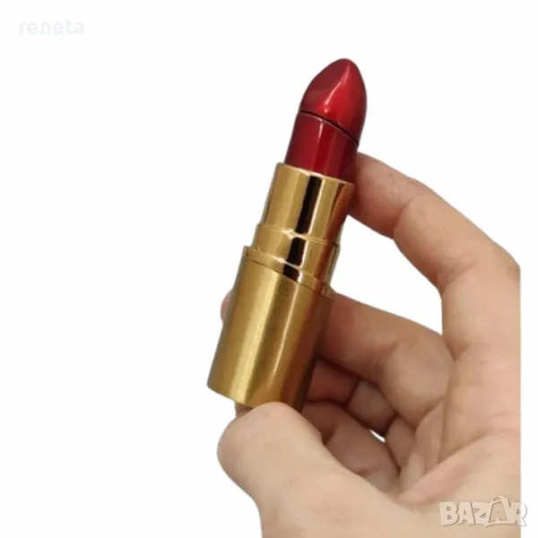 Запалка Червило, Тип газова, Пластмасов, Залтист, снимка 1