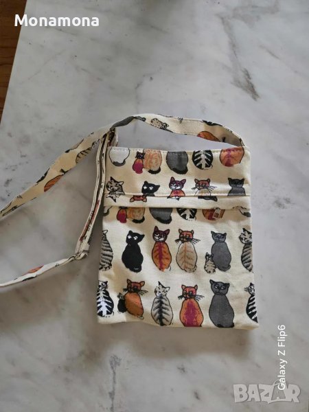 РАЗПРОДАЖБА Сладурска чанта с котки, снимка 1