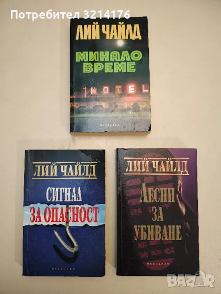 Минало време - Лий Чайлд, снимка 1