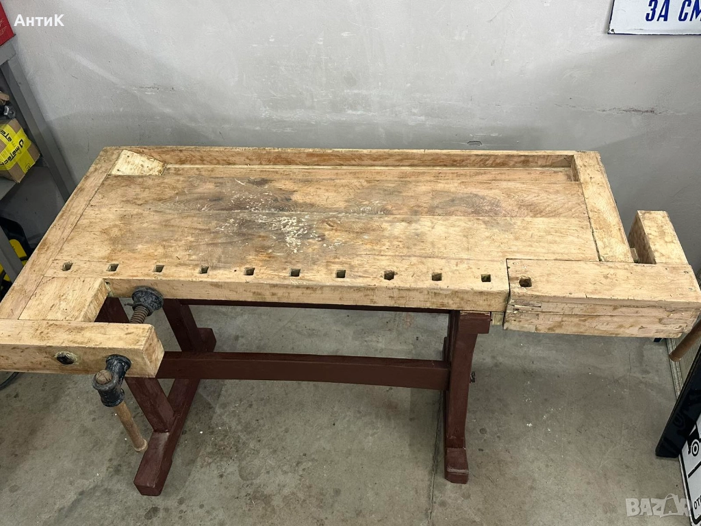 Стар Дърводелски Тезгях, снимка 1