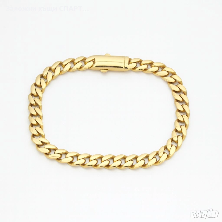 Нова златна гривна Монако-5.96гр., снимка 1