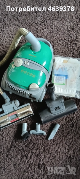 Прахосмукачка Zelmer Magnat 1800, 5 торби, универсална турбо четка, снимка 1