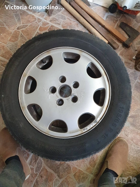 Джанти със зимни гуми за ауди 195/65/15, снимка 1