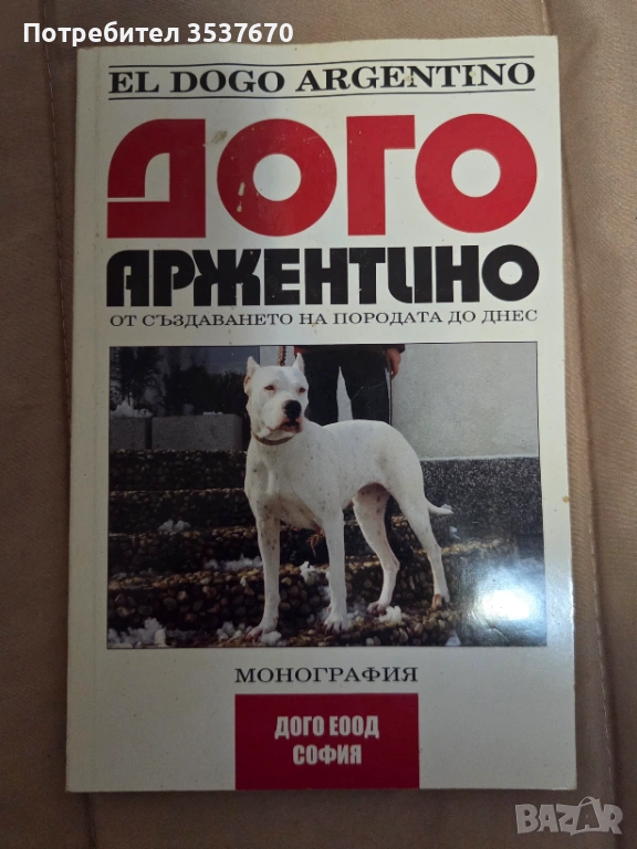 Дого Аржентино от създаването на породата до днес, снимка 1