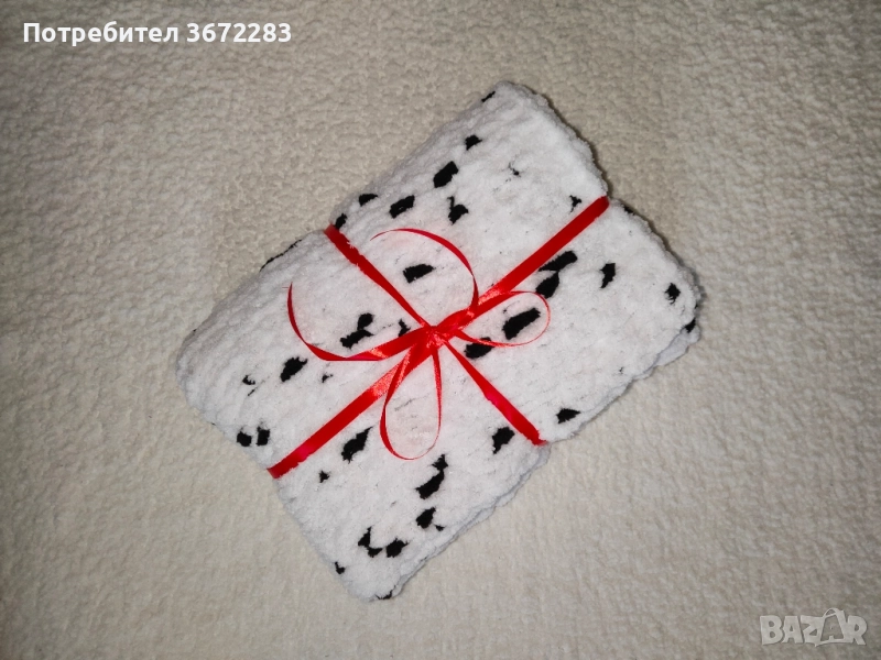 Ръчно плетено одеяло, снимка 1